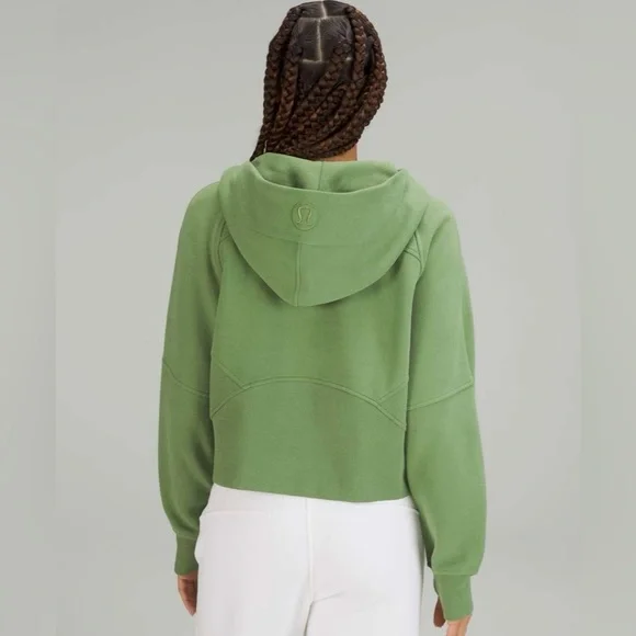 NWT Lululemon Scuba Overeized Half Zip Hoodie Size M/L in Green Foliage - Picture 3 of 8